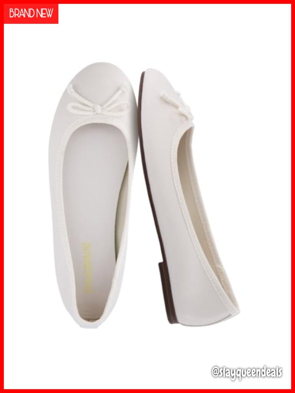 Womens Mary Jane Ballet Flats Faux Leather Memory Foam Comfort Round Toe